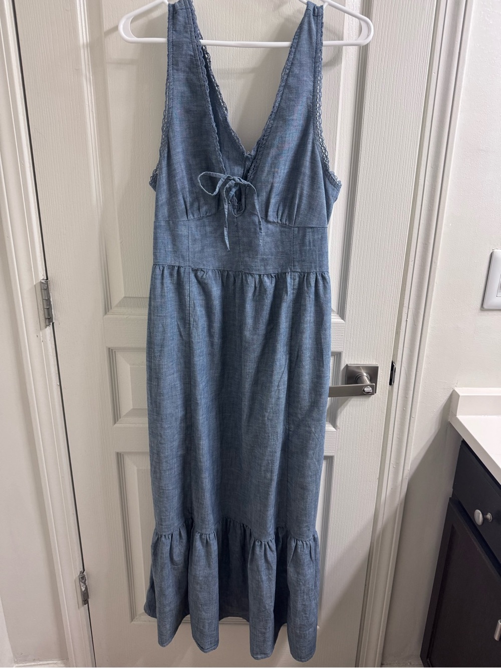 Women’s Jean colored maxi dress
